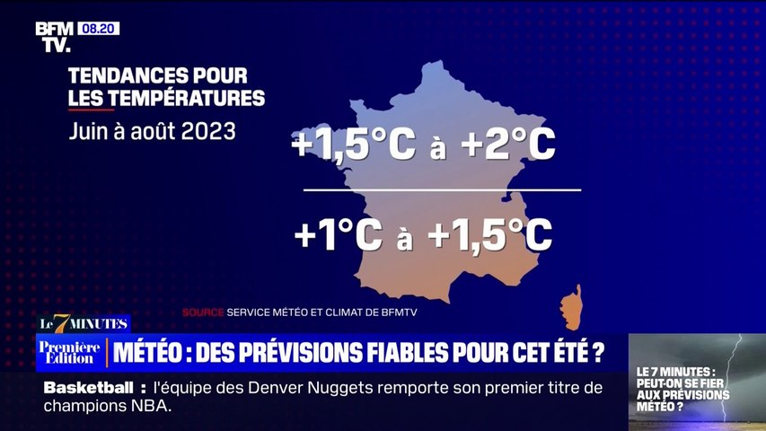 7 MINUTES POUR COMPRENDRE - Des températures plus élevées que les normales  saisonnières attendues cet été en France - Vidéo Dailymotion