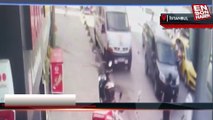 Sultangazi'de motosiklete çarpan sürücü olay yerinden kaçtı