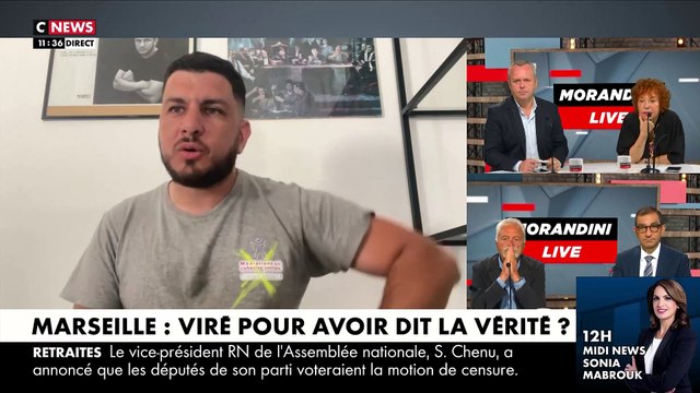 Viré pour avoir décrit la réalité des cités à Marseille dans Morandini Live? Un médiateur raconte comment il a été remercié pour avoir trop parlé ! - VIDEO