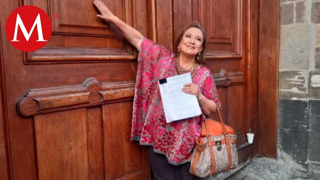 Xóchitl Gálvez acude a la conferencia matutina por su derecho de réplica, este le es negado