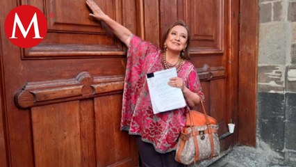 Xóchitl Gálvez acude a la conferencia matutina por su derecho de réplica, este le es negado