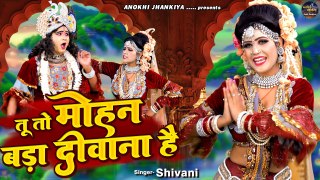 राधा कृष्ण जी का धूम धड़ाके वाला डांस ~ तू तो मोहन बड़ा दीवाना है ~ Krishan Bhajan ~ Dj Jhanki Dance