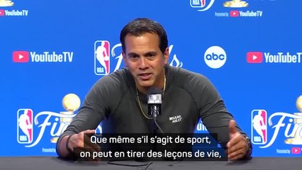 Heat - Spoelstra : "Même s'il s'agit de sport, on peut en tirer des leçons de vie"