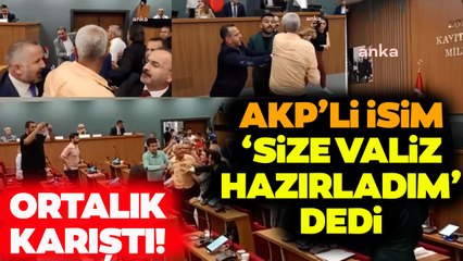 Mecliste Ortalık Karıştı! CHP ve AKP'liler Birbirine Girdi Tehditler Havada Uçuştu!