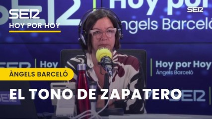 El tono de las palabras de Zapatero, su rección al escuchar la palabra "filoterroristas"