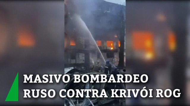 Al menos 11 muertos en un ataque ruso contra edificios residenciales en el sudeste de Ucrania