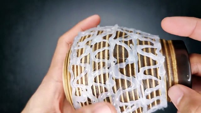 DIY _ Hot Glue Hack _ Hanging Planter _ Air Plants Home Decor Idea