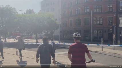 مراسل #العربية: الاستنفار الأمني وسط #نوتنغهام يرقى إلى مستوى التعامل مع حادث إرهابي  #بريطانيا