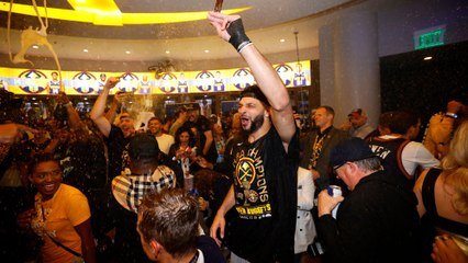 Sehr viel Schampus, Zigarren und Geschrei: Denver feiert NBA-Titel