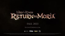 The Lord of the Rings Return to Moria Announcement Trailer PS