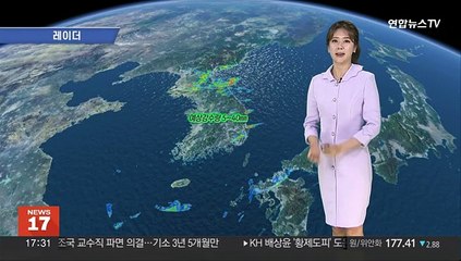 [날씨] 내일도 요란한 소나기…돌풍·벼락·우박 동반