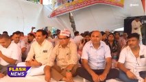 सहारनपुर: पुरानी पेंशन बहाली को लेकर शिक्षकों का धरना