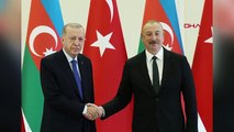 Cumhurbaşkanı Erdoğan, Azerbaycan Cumhurbaşkanı Aliyev'le baş başa görüştü