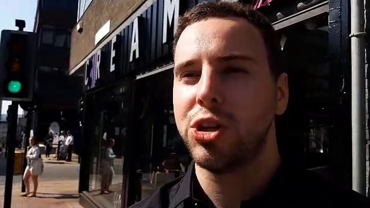 Creams ice cream parlour boss, on Devonshire Green, explains how people can get free samples