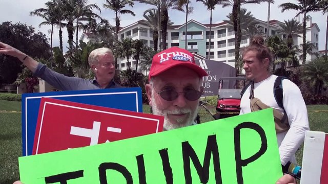 Trump vor Gericht: Anhänger glauben an seine Unschuld