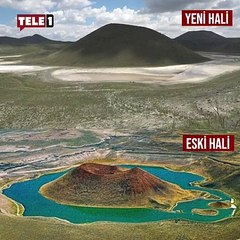 Dünyanın 'nazar boncuğu'ydu! Meke Gölü'nden eser kalmadı