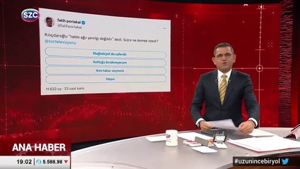 Fatih Portakal’dan Kılıöçdaroğlu'na sert sözler
