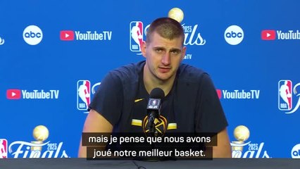 Nuggets - Jokic : "Je pense que nous avons joué notre meilleur basket"