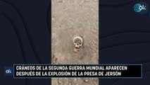 Cráneos de la Segunda Guerra Mundial aparecen después de la explosión de la presa de Jersón