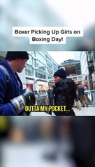 Boxer Picking Up Girls on Boxing Day!