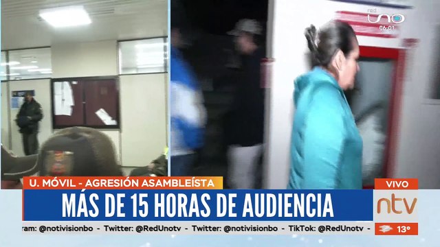 Continúa la audiencia cautelar de aprehendidos por agresiones en la Gobernación de Santa Cruz