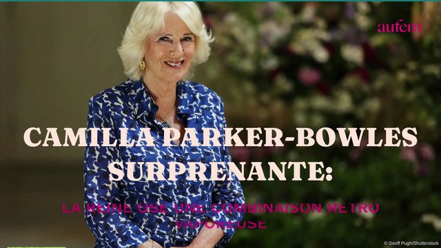 Camilla Parker-Bowles surprenante : la reine ose une combinaison rétro vaporeuse