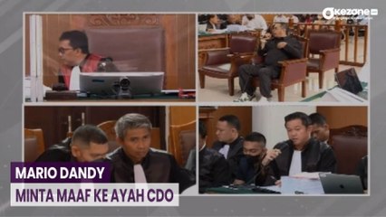 Mario Dandy Sampaikan Permintaan Maaf ke Ayah CDO