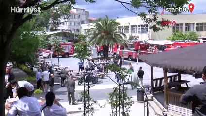 Çapa Tıp Fakültesi'nde yangın çıktı