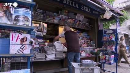 Berlusconi, le prime pagine dei giornali italiani