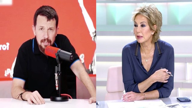 La contundente respuesta de Ana Rosa Quintana a Pablo Iglesias por quejarse del acoso familiar a Irene Montero