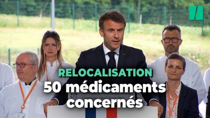 Macron annonce la relocalisation de cinquante médicaments en France
