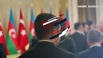 Sinan Oğan Cumhurbaşkanı Erdoğan'a Azerbaycan'da eşlik eden heyette yer aldı