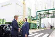 El Rey de Países Bajos visita la planta de producción de hidrógeno verde de Iberdrola en Puertollano