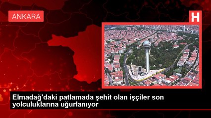 Elmadağ'daki fabrikadaki patlamada şehit olan işçilerin cenazesi defnedildi