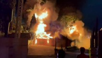 Incêndio destrói salão antes de jantar do Dia dos Namorados em Hortolândia