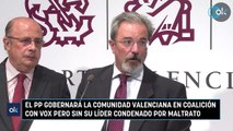 El PP gobernará la Comunidad Valenciana en coalición con Vox pero sin su líder condenado por maltrato