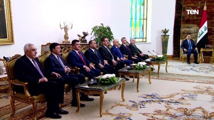 الرئيس السيسي يستقبل رئيس وزراء العراق محمد شياع السوداني