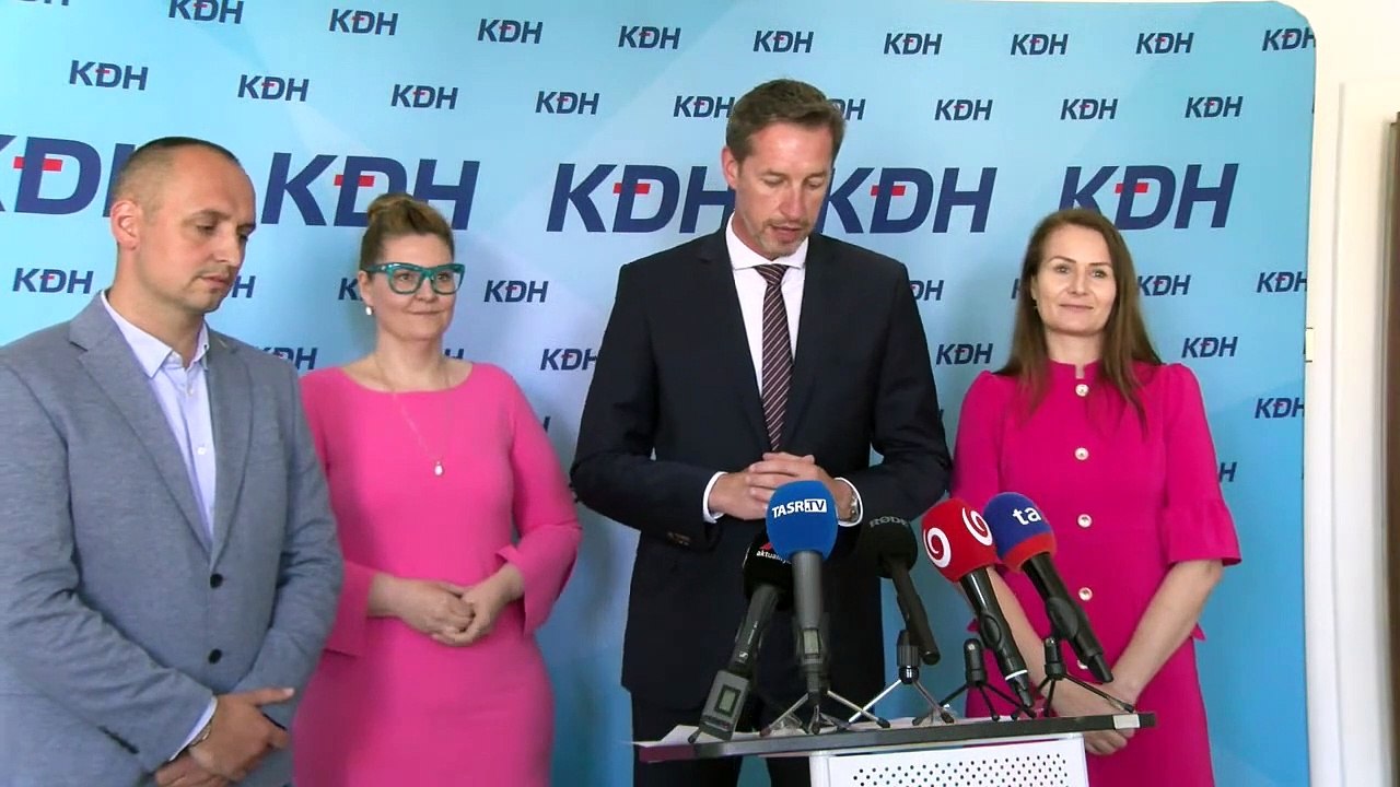ZÁZNAM: KDH posilnil šéf komory zdravotníckych záchranárov F. Majerský