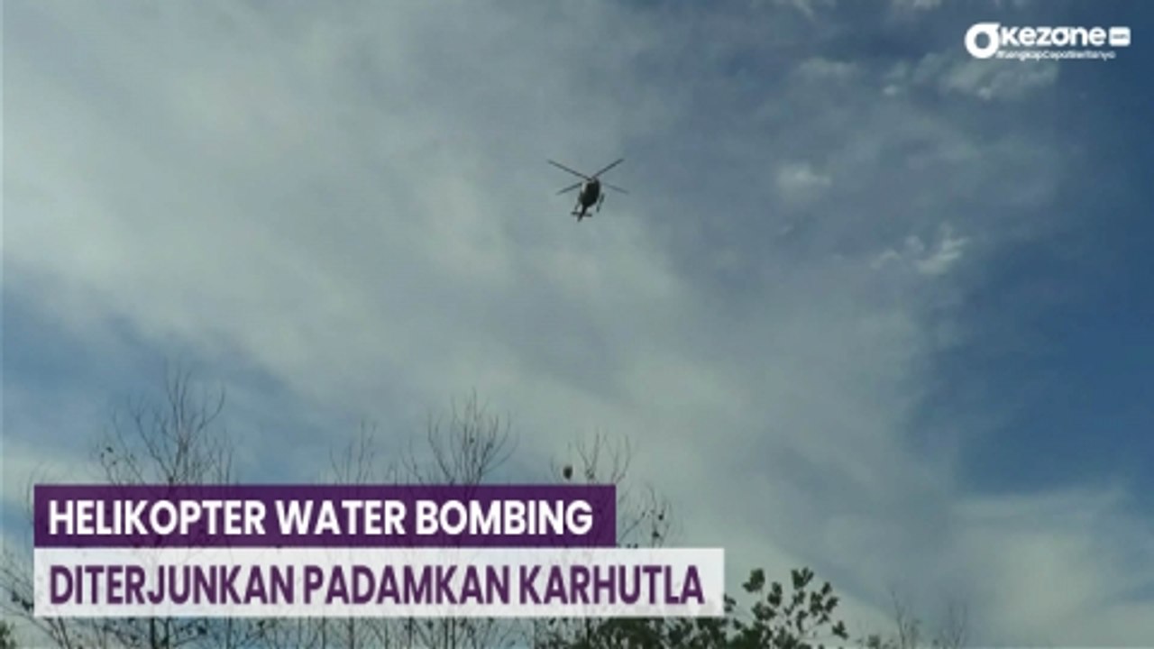 Helikopter Water Bombing Diterjunkan Padamkan Karhutla di Palangka Raya