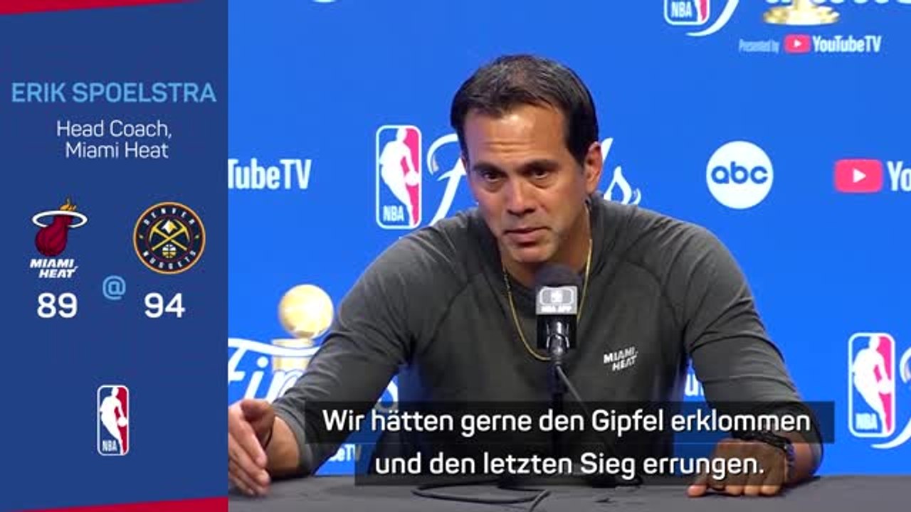 Spoelstra: "man muss den hut vor ihnen ziehen"