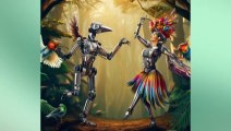 Robot Rumba Dances With Birds 🤖 Robot Rhumba Danse avec les Oiseaux