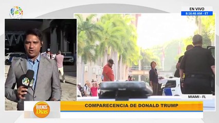 Detalles sobre la comparecencia del expresidente Donald Trump en Miami