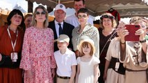 Caroline, Albert, Charlène, et ses jumeaux fête l'événement si chère auprès des monégasques à Monaco