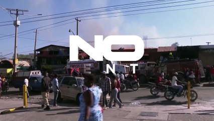Haití | Incendio arrasa con mercado en el centro de Puerto Príncipe
