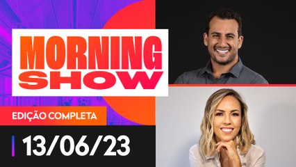 PEDRO SORRENTINO E CAROL CURIMBABA SÃO OS CONVIDADOS DO MORNING SHOW - 13/06/2023