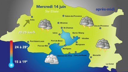 Météo: maintien d'un temps très orageux...