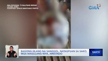 Bagong-silang na sanggol, natagpuan sa sako; mga magulang niya, arestado | Saksi