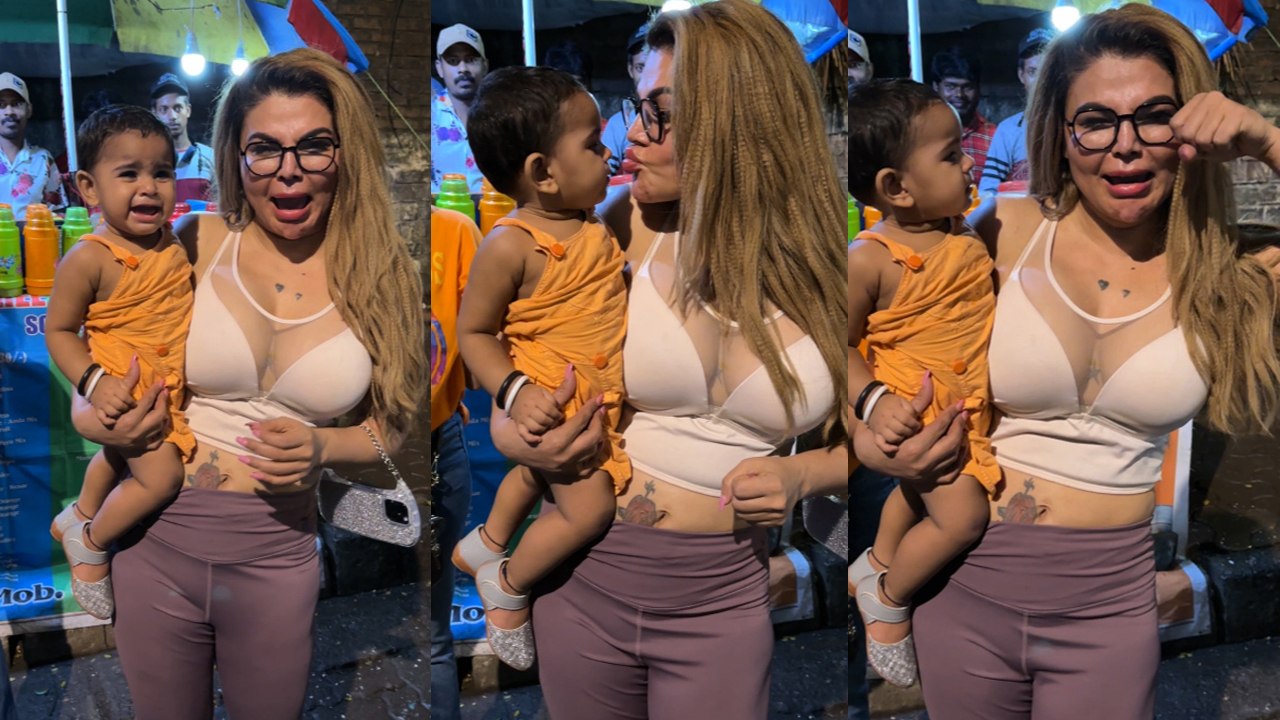 Rakhi Sawant ने फिर रुलाया बच्चा, रोते हुए बच्चे के साथ Rakhi  का Video Viral | FilmiBeat