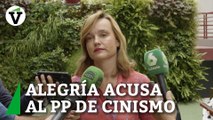 Alegría (PSOE) acusa al PP de cinismo por pactar con Vox en la Comunidad Valenciana