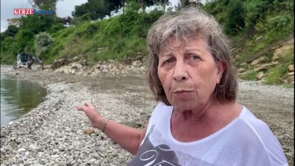 Alaettin Şahin Caddesi'nde Kıyı Şeridindeki Çalışmaya Mahalleliden Tepki